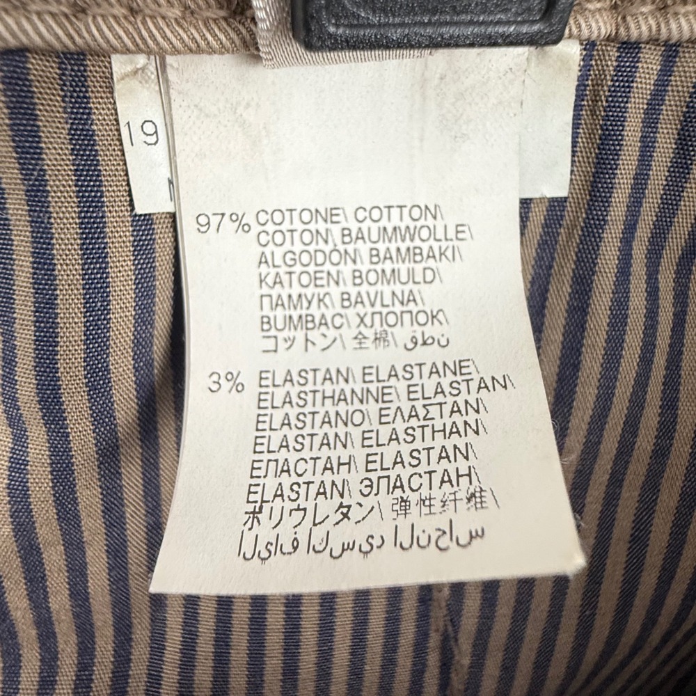 Brunello Cucinelli Mens Tan Brown Cotton Stretch Chino Shorts Size 38, EU 54 - Picture 5 of 9